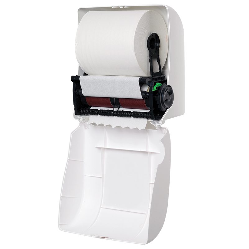 Myriad autocut papirdispenser åben