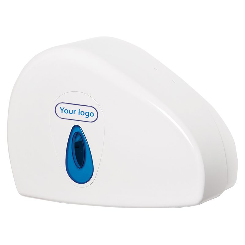 Modular jumbo dispenser med restrulleholder med logo