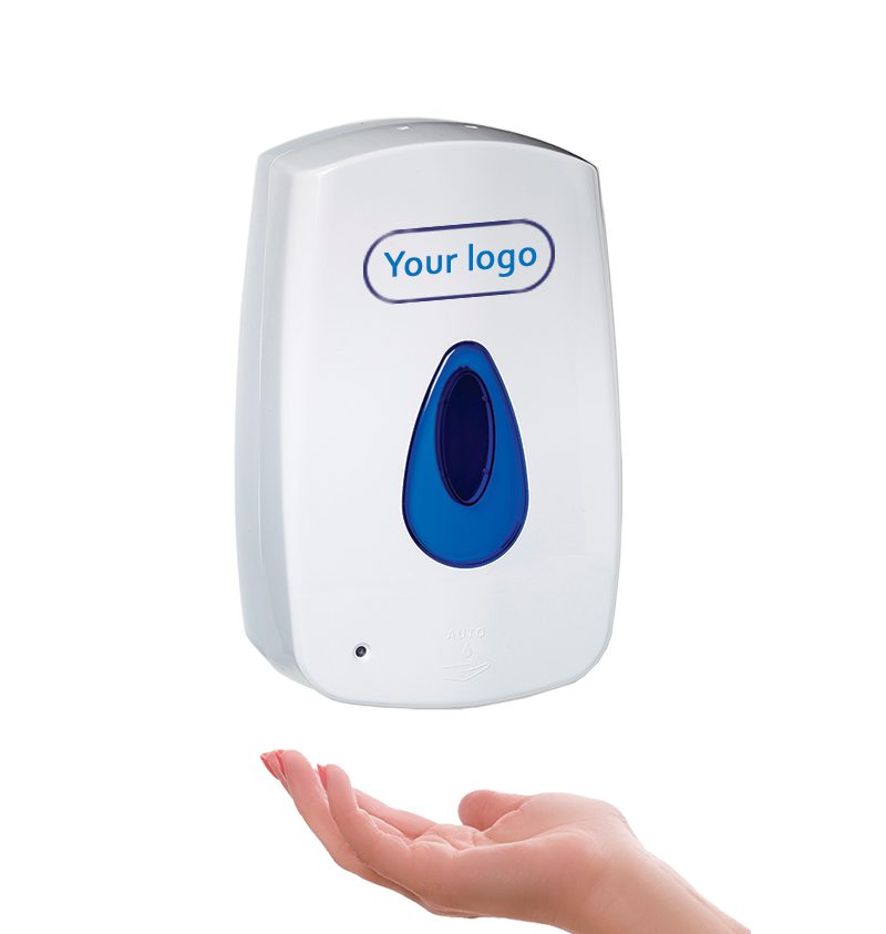 Modular berøringsfri sæbedispenser med logo