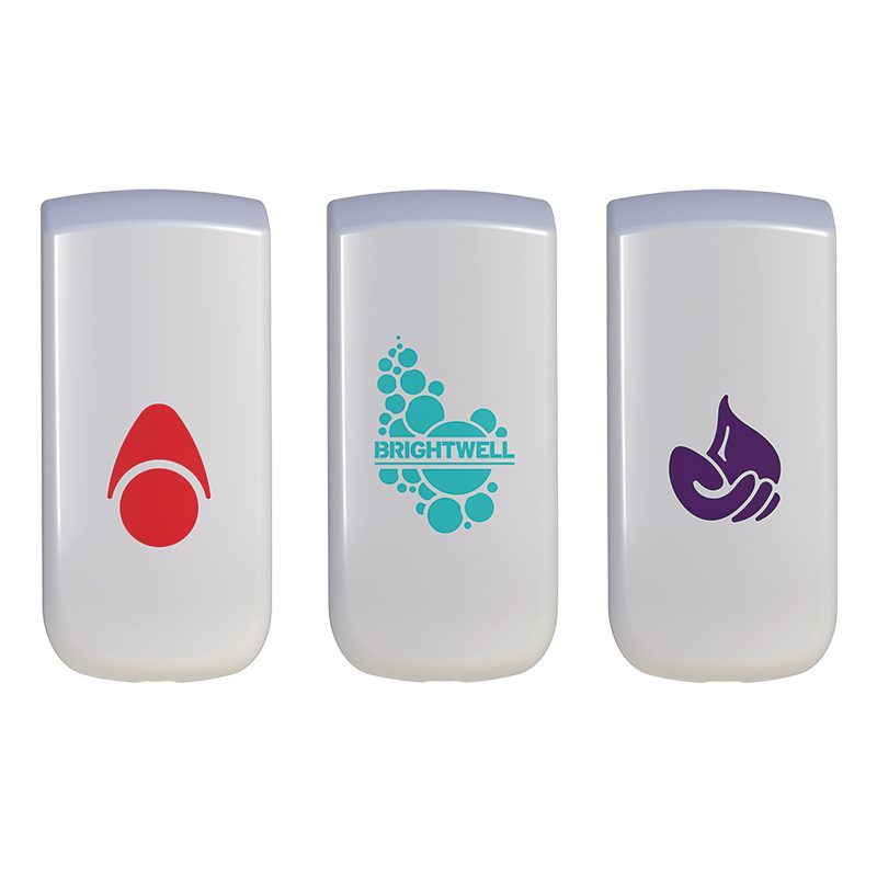 Myriad sæbedispensere med designet skueglas