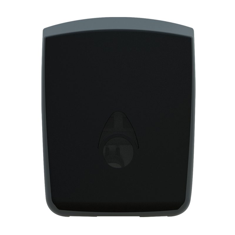 Myriad centertræk papirdispenser sort