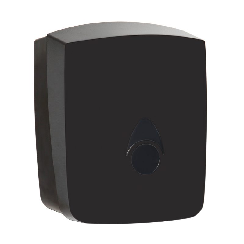 Myriad centertræk papirdispenser sort