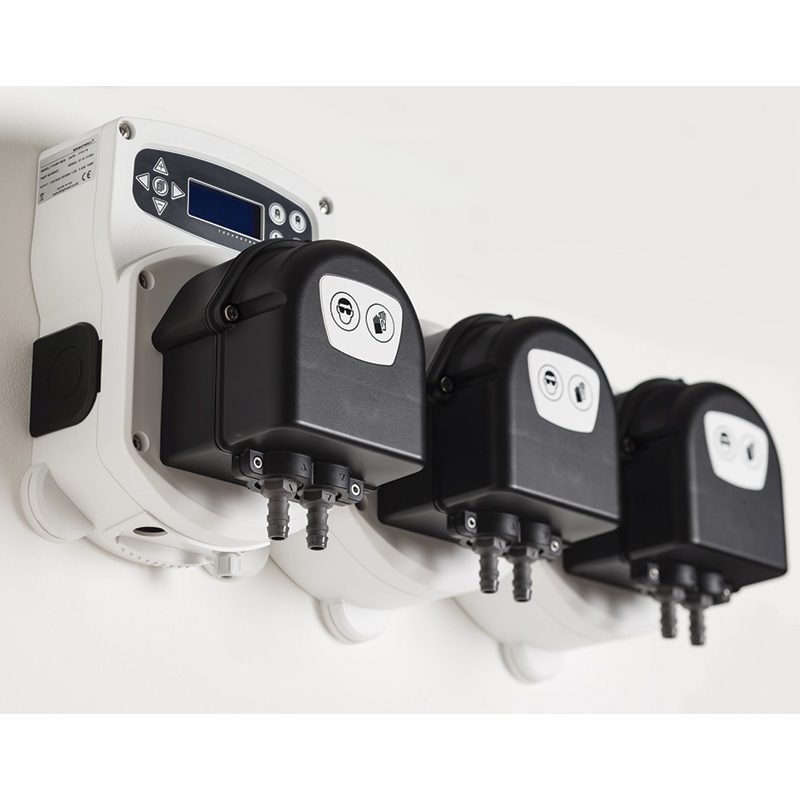 BrightLogic membranpumpe til highflow dosering tøjvask