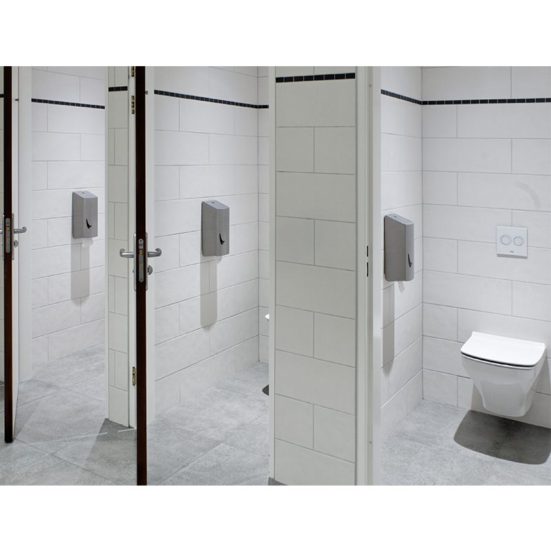 Wings rustfri stål papirdispensere til offentligt toilet