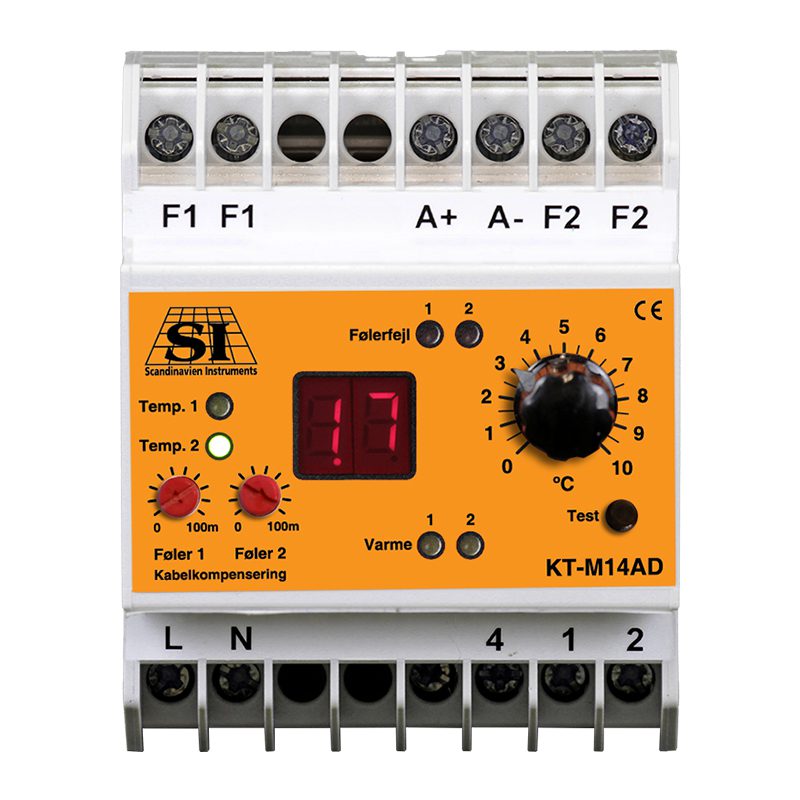 Let at læse nødvendig reductor Frostsikring termostat KT-MD14AD - Scandinavian Instruments